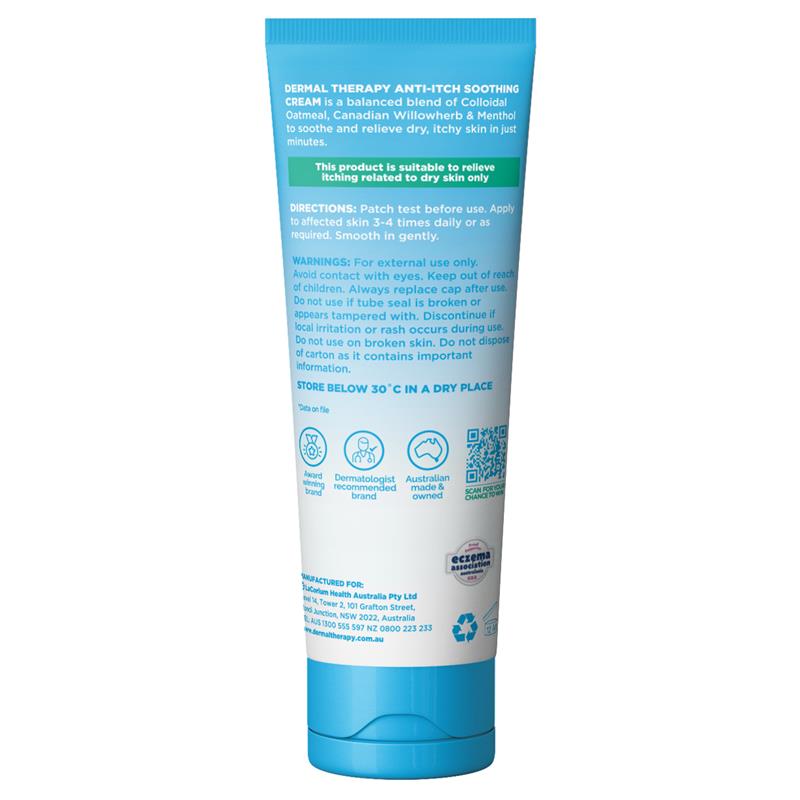 Load image into Gallery viewer, Dermal Therapy Anti Itch Soothing Cream 85g
