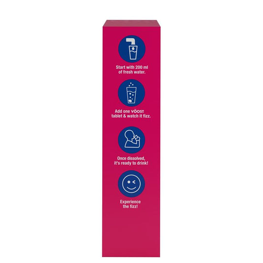 Voost Hydrate + Energy Raspberry Burst Effervescent Tablets 36 Pack