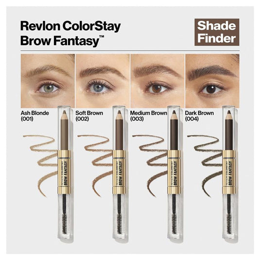 Revlon Colorstay Brow Fantasy Pencil & Gel Dark Brown