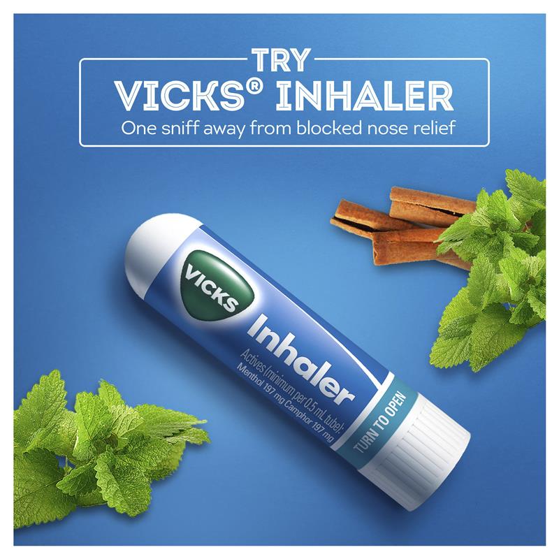 Load image into Gallery viewer, Vicks Inhaler Nasal Decongestant 2 Pack
