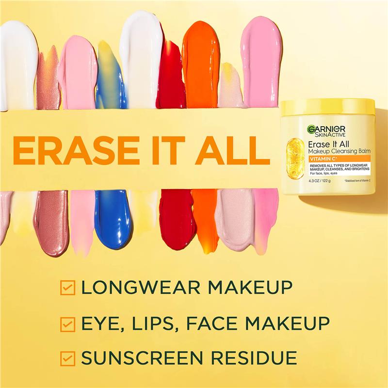 Load image into Gallery viewer, Garnier Vitamin C Makeup Cleansing Balm 119g
