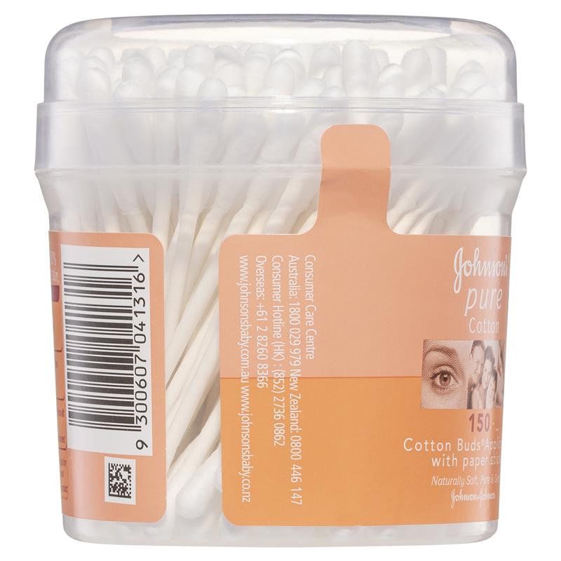 Load image into Gallery viewer, Johnson &amp; Johnson Cotton Buds 150 with Canister
