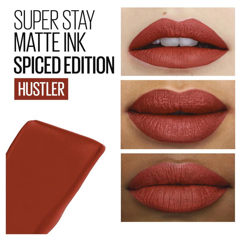Load image into Gallery viewer, Maybelline Superstay Matte Lip Ink Spiced Edition Hustler
