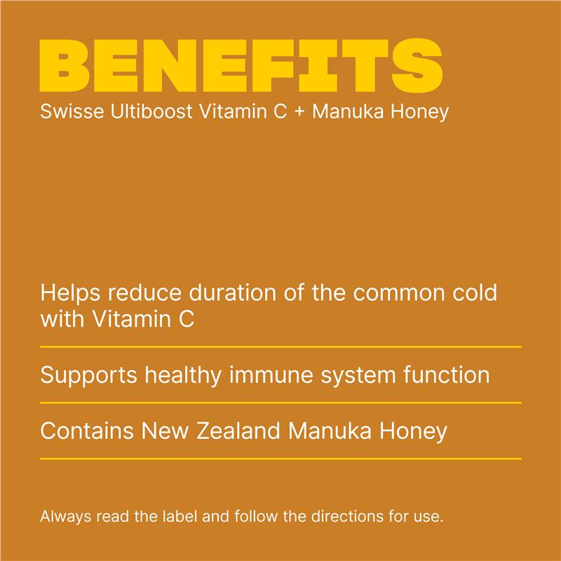 Load image into Gallery viewer, Swisse Vitamin C + Manuka Honey 120 Tablets
