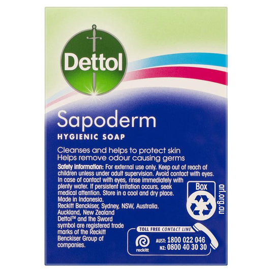 Dettol Hygienic Antibacterial Sapoderm Soap for Acne and Oily Skin