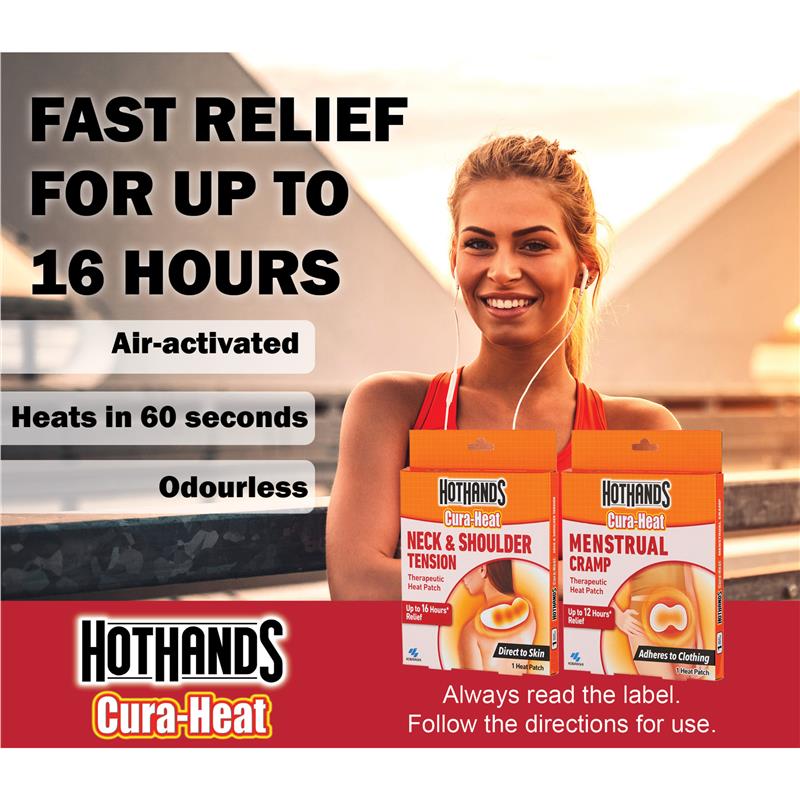 Load image into Gallery viewer, Hot Hands Cura Heat Neck And Shoulder Pain Patch
