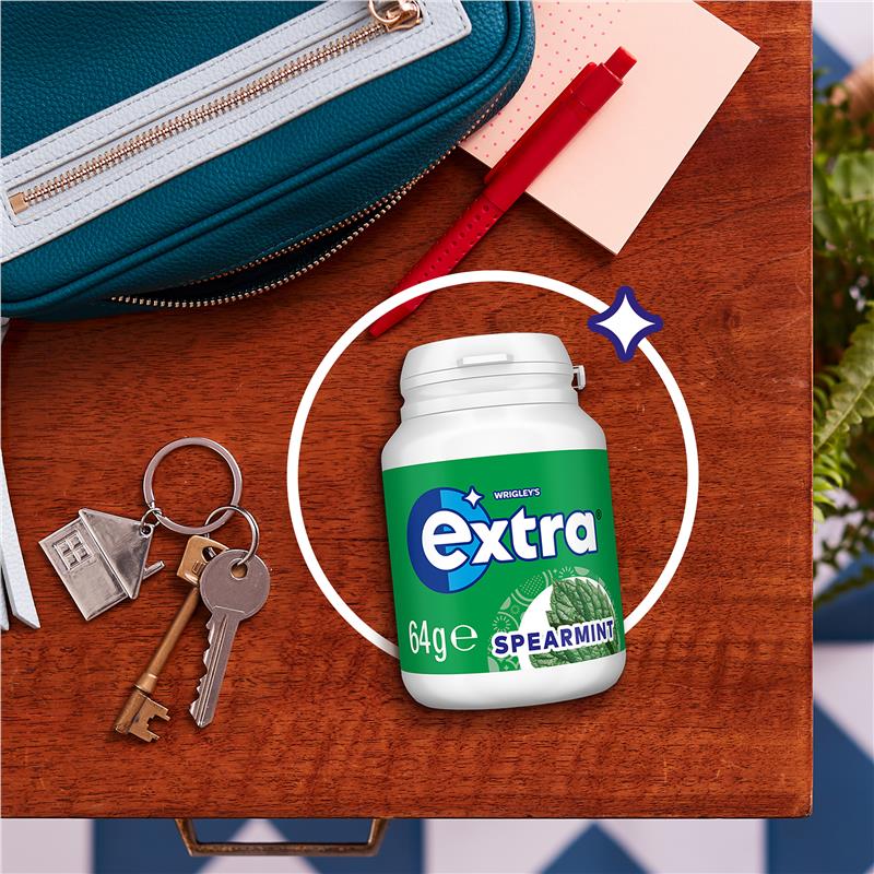 Load image into Gallery viewer, Extra Bottle Spearmint Gum 64g
