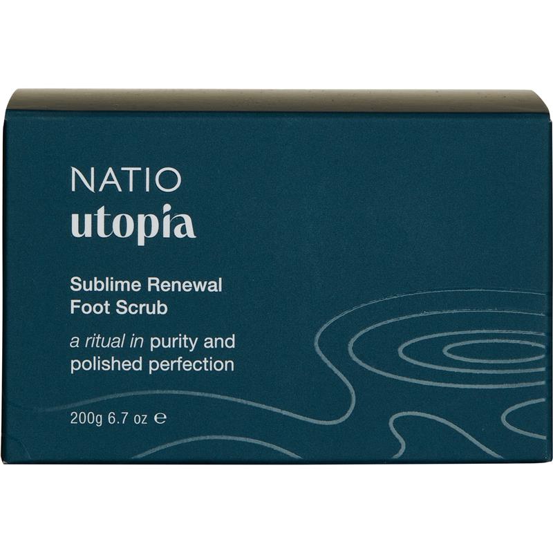 Load image into Gallery viewer, Natio Utopia Sublime Renewal Foot Scrub 200g
