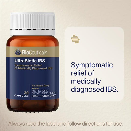 BioCeuticals UltraBiotic IBS 30 Capsules Fridge Line