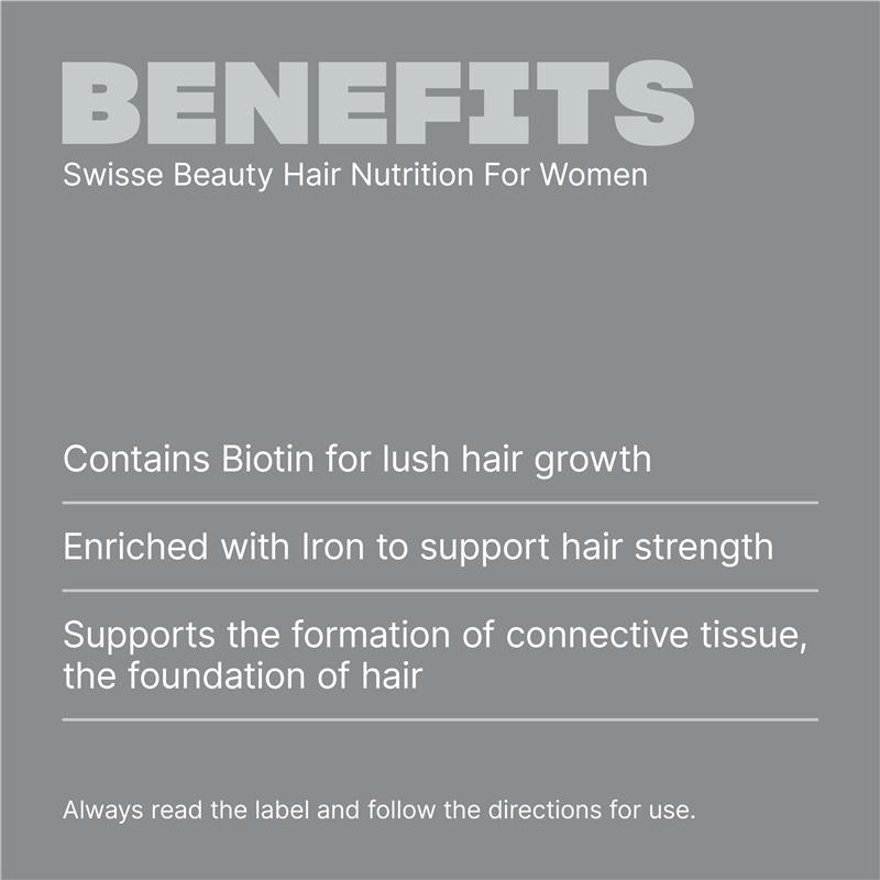 Load image into Gallery viewer, Swisse Hair Nutrition For Women 60 Capsules
