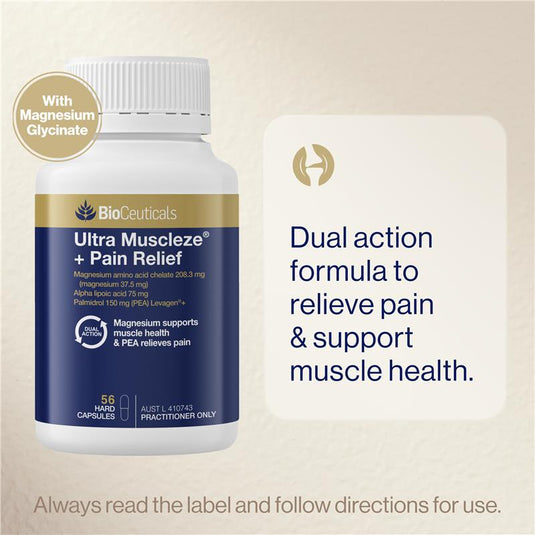 Bioceuticals Ultra Muscleze Pain Relief 56 Capsules