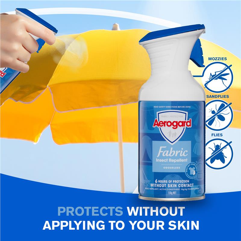 Load image into Gallery viewer, Aerogard Fabric Insect Repellent Odourless Spray 150g
