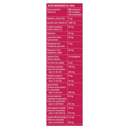 Frequent Flyer Immunity Boost Raspberry 15 Effervescent Tablets