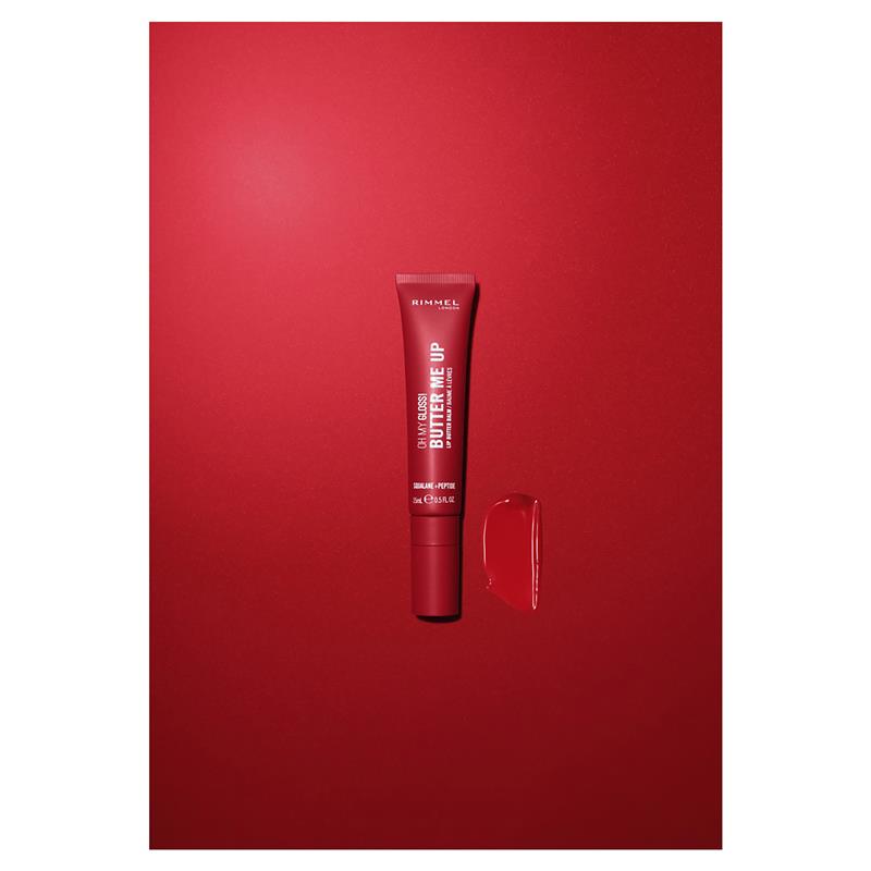 Load image into Gallery viewer, Rimmel Oh My Gloss! Butter Me Up Lip Butter 004 Lip Butter Red Velvet
