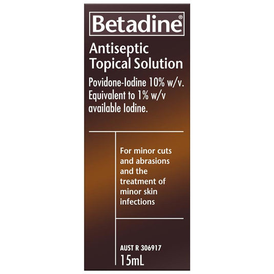 Betadine Antiseptic Topical Solution Liquid 15mL