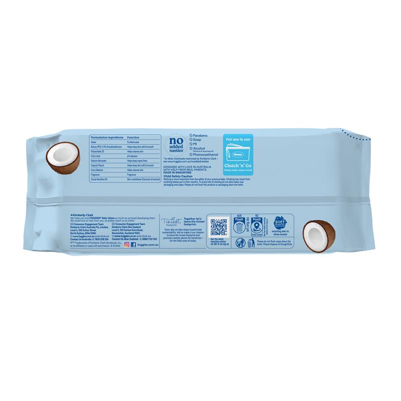 Load image into Gallery viewer, Huggies Coconut Scented 80 Wipes
