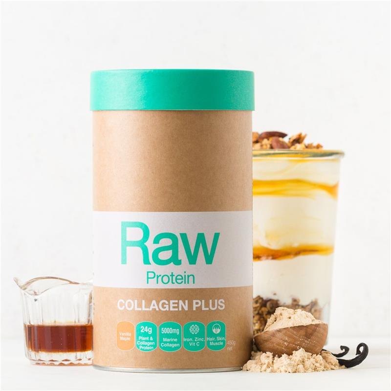 Load image into Gallery viewer, Amazonia RAW Protein Collagen Plus Vanilla Maple 750g
