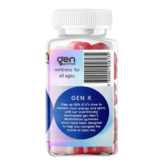 GEN X Gummies Men's Multivitamin Watermelon 60 Pack