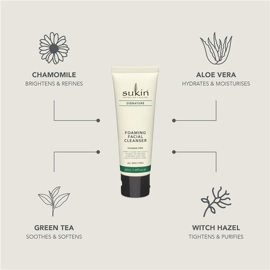 Sukin Signature Foaming Facial Cleanser 50ml