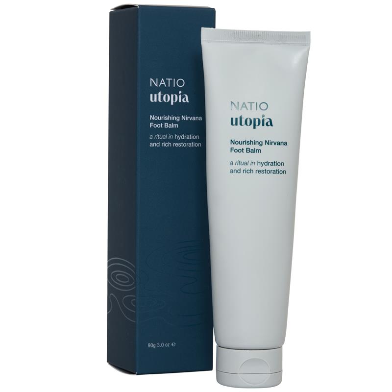Load image into Gallery viewer, Natio Utopia Nourishing Nirvana Foot Balm 90g
