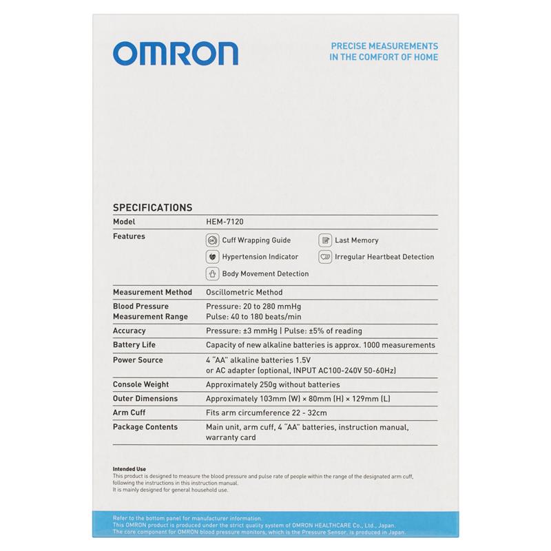 Load image into Gallery viewer, Omron HEM7120 Blood Pressure Monitor
