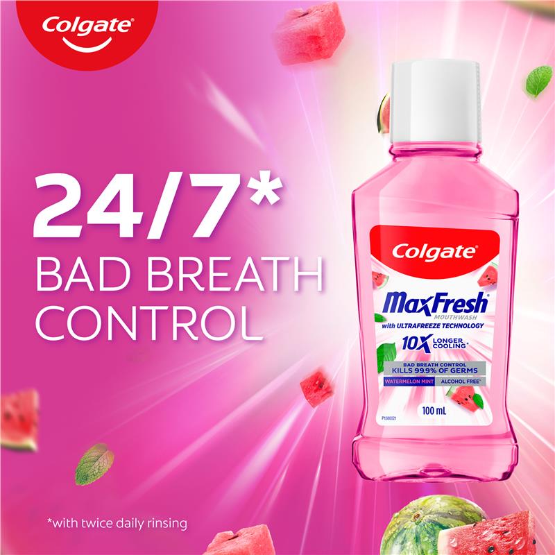 Load image into Gallery viewer, Colgate Mouthwash Max Fresh Watermelon 100ml
