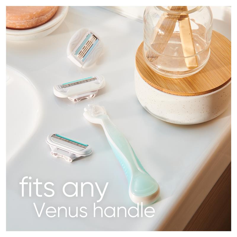 Load image into Gallery viewer, Gillette Venus Extra Smooth Sensitive Razor Handle + 4 Blades
