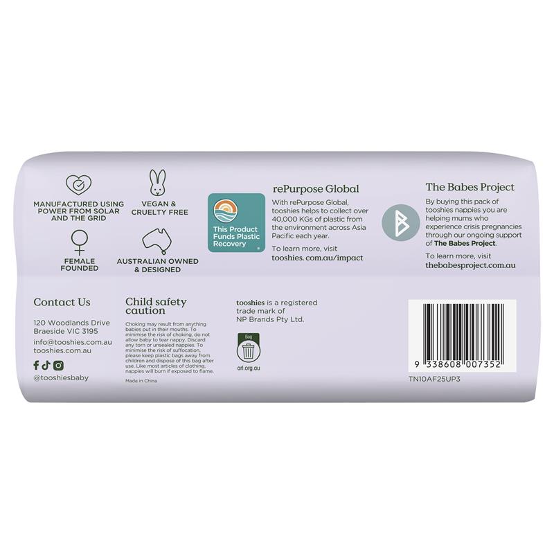 Load image into Gallery viewer, Tooshies Eco Nappies with Organic Bamboo Size 4 Toddler 10-15kg, 36 pack
