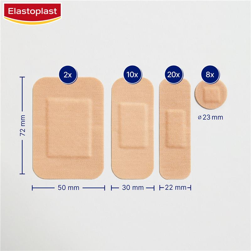 Load image into Gallery viewer, Elastoplast Flexible Fabric Strips Assorted 40 Pack
