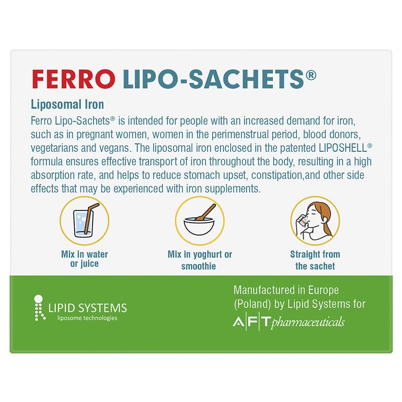 Load image into Gallery viewer, Lipo-Sachets Ferro Strawberry 5g 30 Sachets
