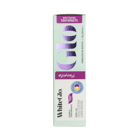 White Glo Toothpaste Purple Tooth Toner 115g