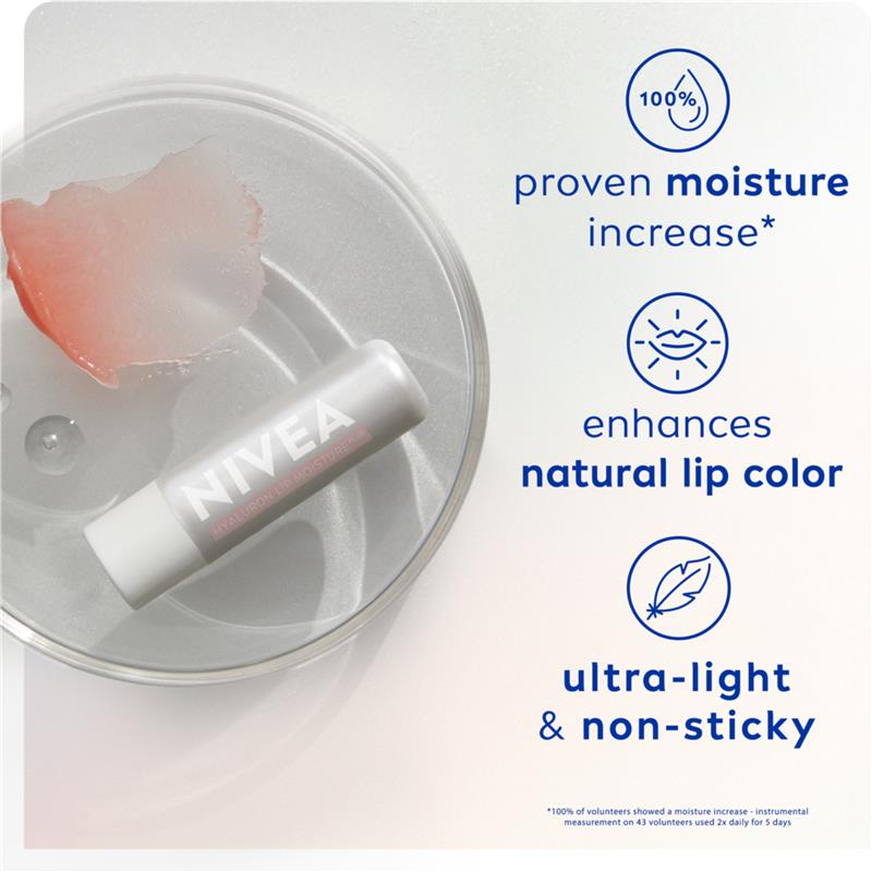 Load image into Gallery viewer, NIVEA Hyaluron Lip Moisture Balm Sheer Rose 5.2g
