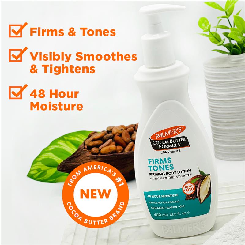 Load image into Gallery viewer, Palmers Cocoa Butter Firms + Tones Body Lotion 400ml
