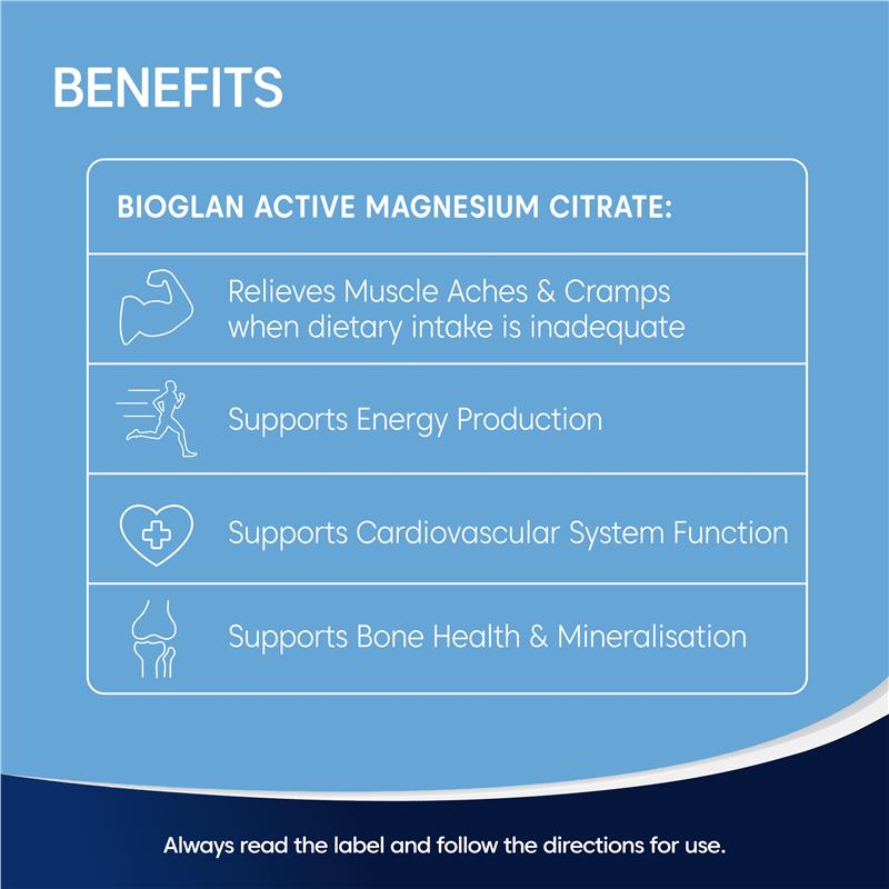 Load image into Gallery viewer, Bioglan Active Magnesium Citrate 200 Tablets
