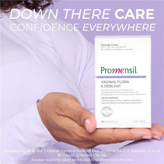 Promensil Vaginal Flora & Debloat Women’s Probiotic 30 Capsules