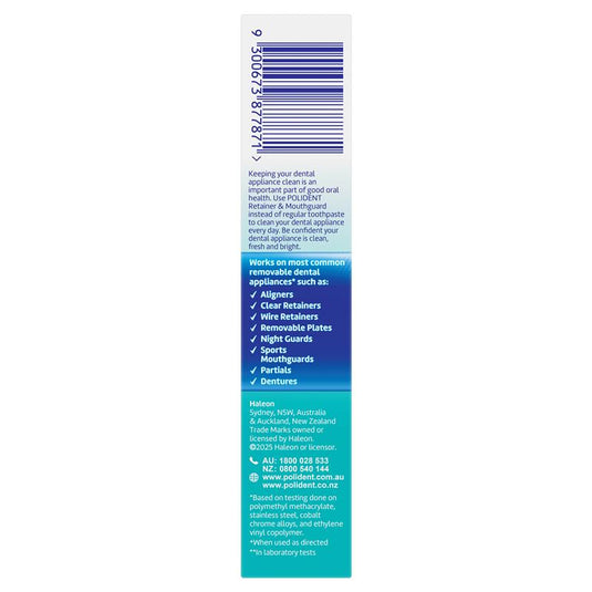 Polident Retainer and Mouthguard Cleanser 36 Tablets