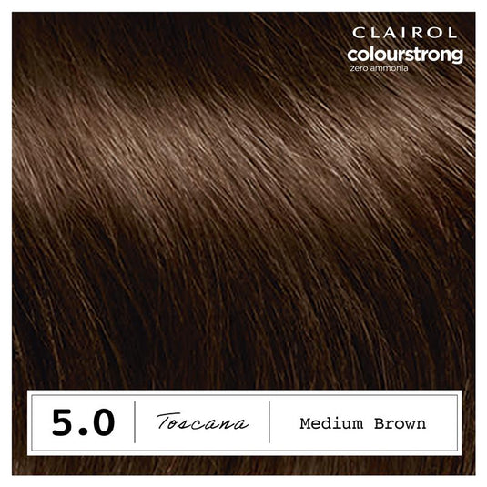 Clairol Colour Strong Kit 5.0 Medium Brown