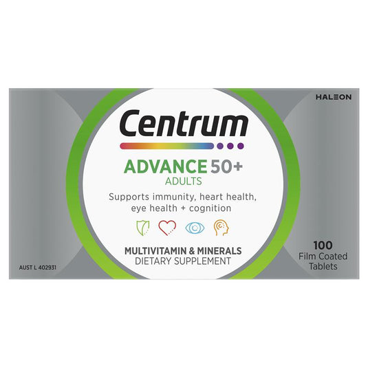 Centrum Advance 50+ 100 Tablets