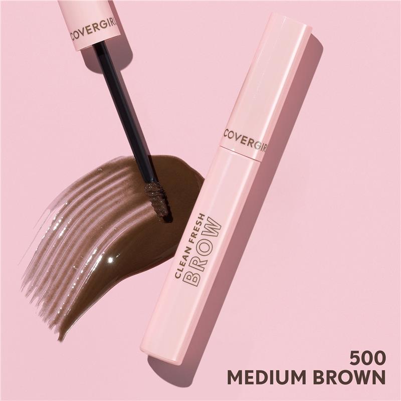 Load image into Gallery viewer, Covergirl Clean Fresh Brow Enhancer Gel Wax 500 Medium Brown
