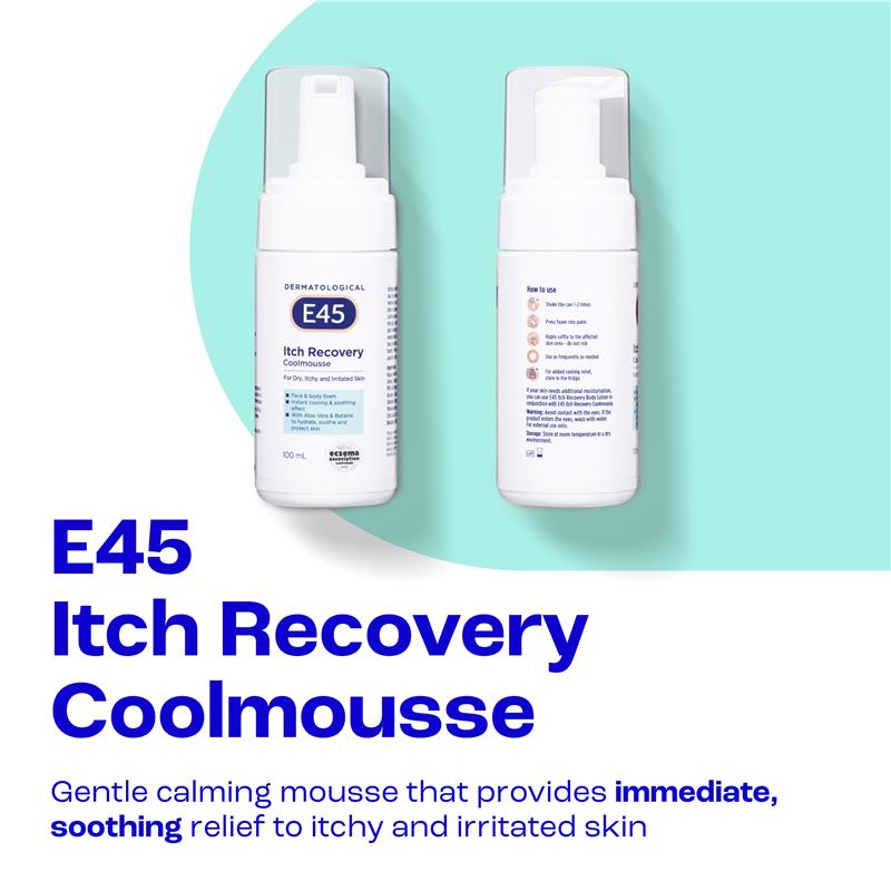 Load image into Gallery viewer, E45 Itch Recovery CoolMousse 100ml
