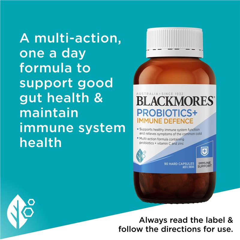 Load image into Gallery viewer, Blackmores Probiotics+ Immune Defence 90 Capsules

