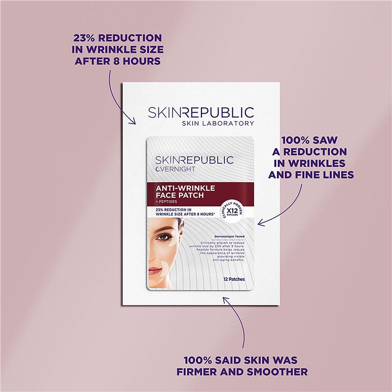 Load image into Gallery viewer, Skin Republic Overnight Anti-Wrinkle Patches 12 Pack
