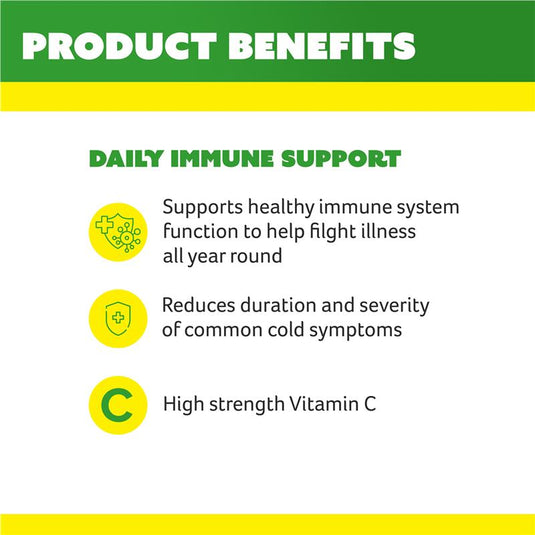 Cenovis Chewable Mega Vitamin C 1000mg Lemon Lime 60 Tablets