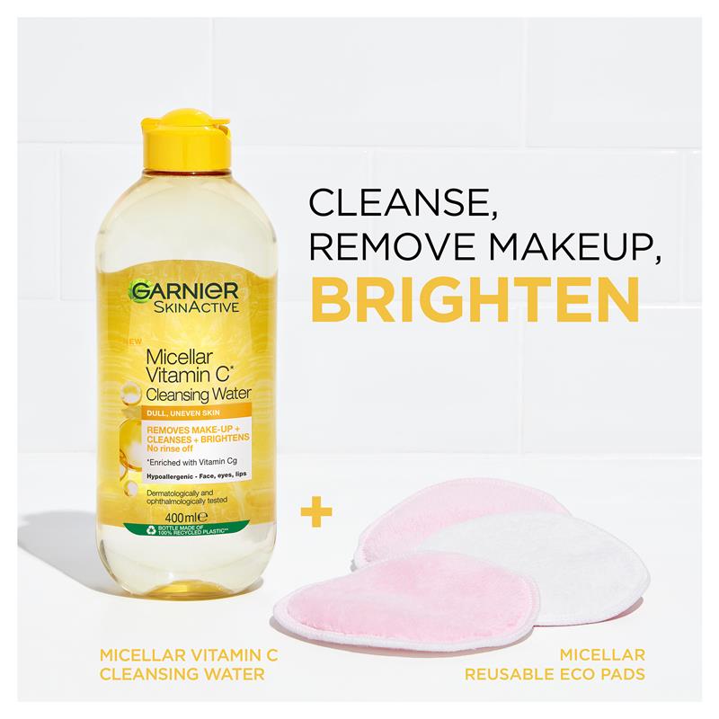 Load image into Gallery viewer, Garnier Micellar Vitamin C Cleansing Water 400ml
