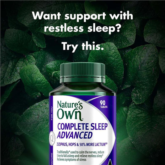 Nature's Own Complete Sleep Advance 90 Tablets Exclusive Size