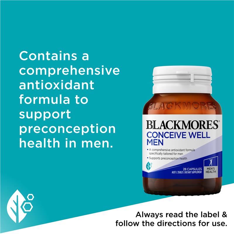 Load image into Gallery viewer, Blackmores Conceive Well Men 28 Tablets
