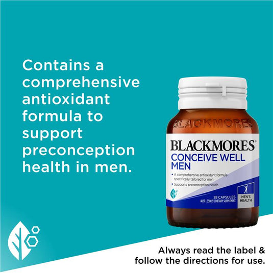 Blackmores Conceive Well Men 28 Tablets