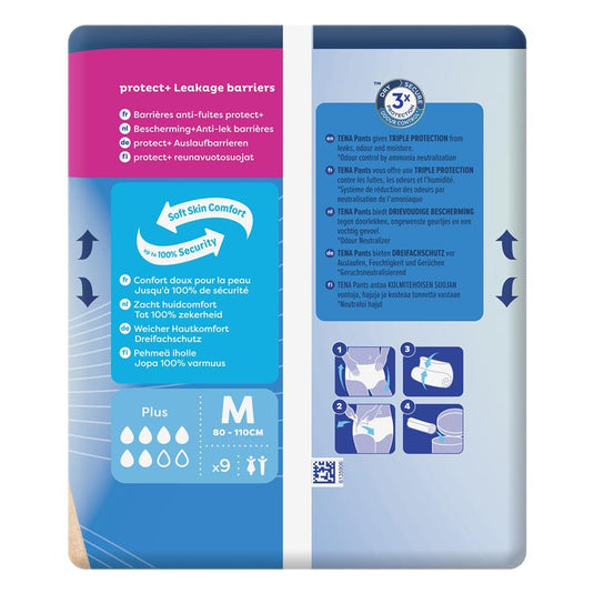 TENA Pants Plus Medium 9 Pack
