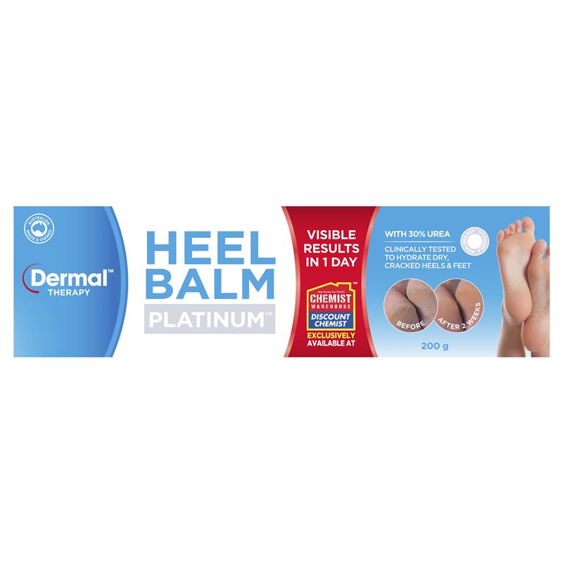 Load image into Gallery viewer, Dermal Therapy Heel Balm Platinum 200g Exclusive Size
