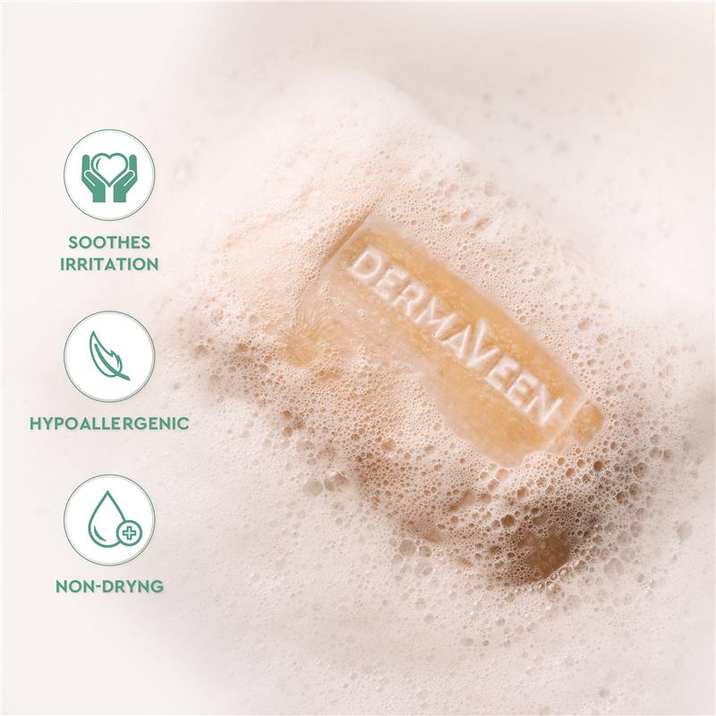 Load image into Gallery viewer, DermaVeen Daily Nourish Soap Free Cleansing Bar 2 x 115g Exclusive Pack
